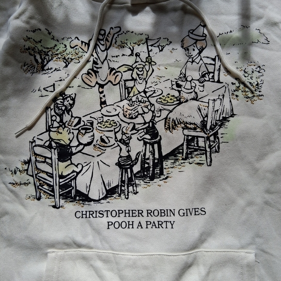 Disney Winnie the Pooh Cream Hoodie - Picture 2 of 4